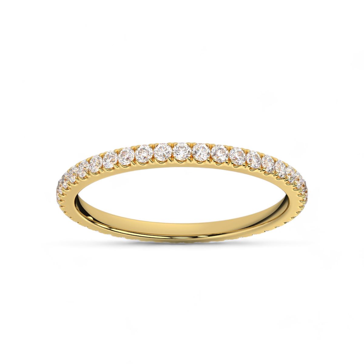 Round Cut Eternity Band