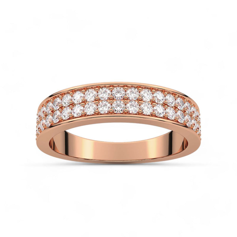 womens double row rings
