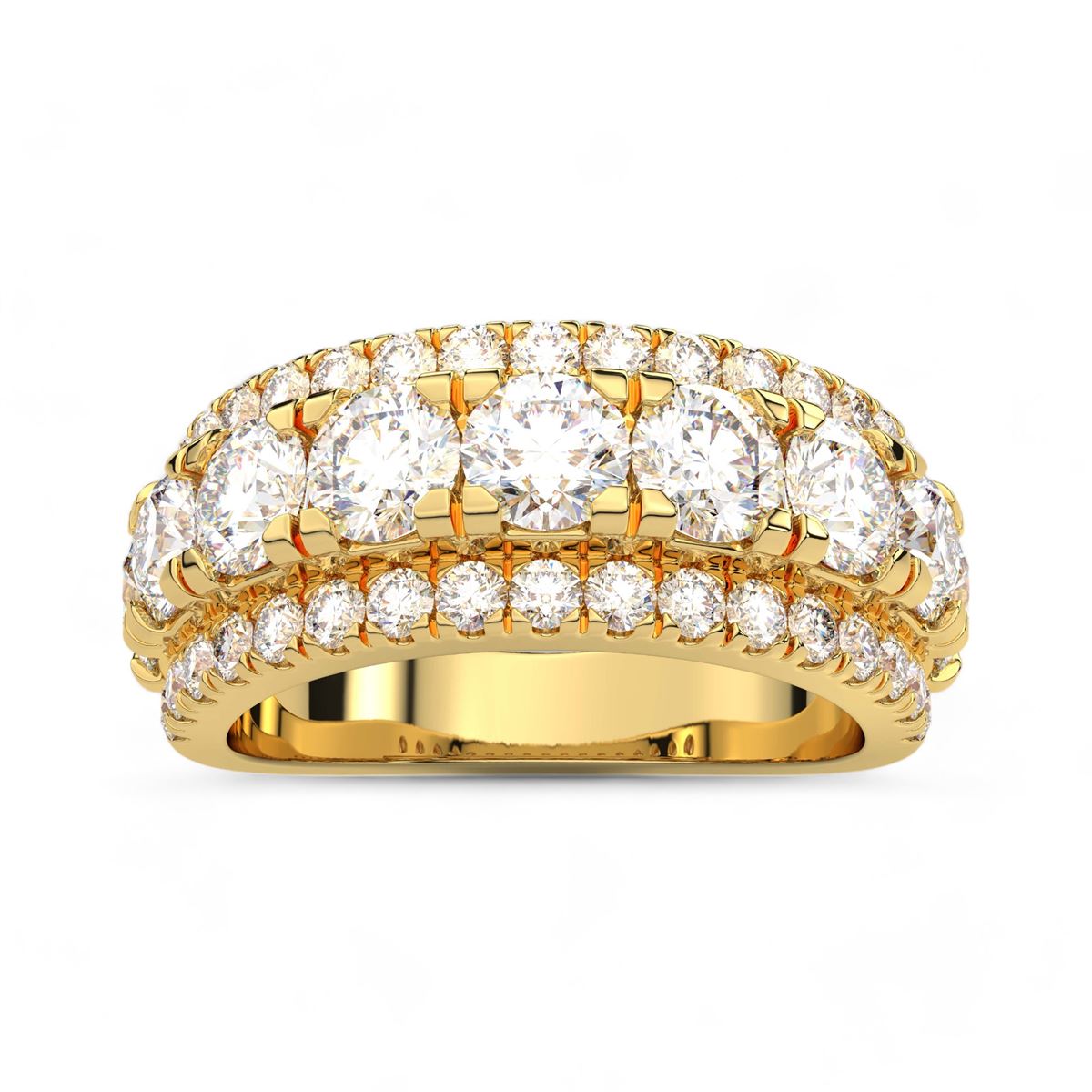 Triple Row Diamond Majesty Band