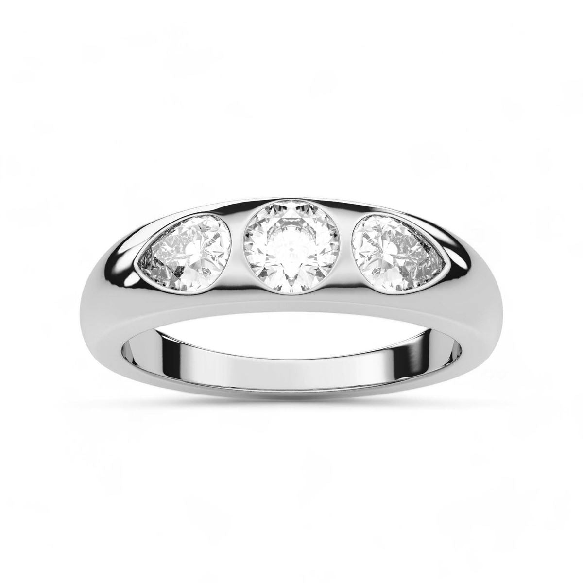 Three-Stone Diamond Ring