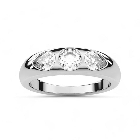 Three-Stone Diamond Ring