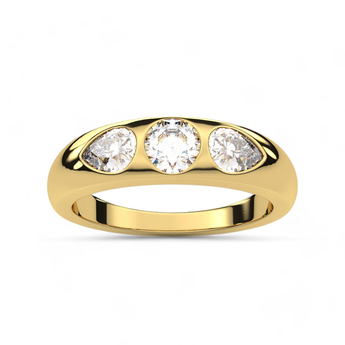 Three-Stone Diamond Ring