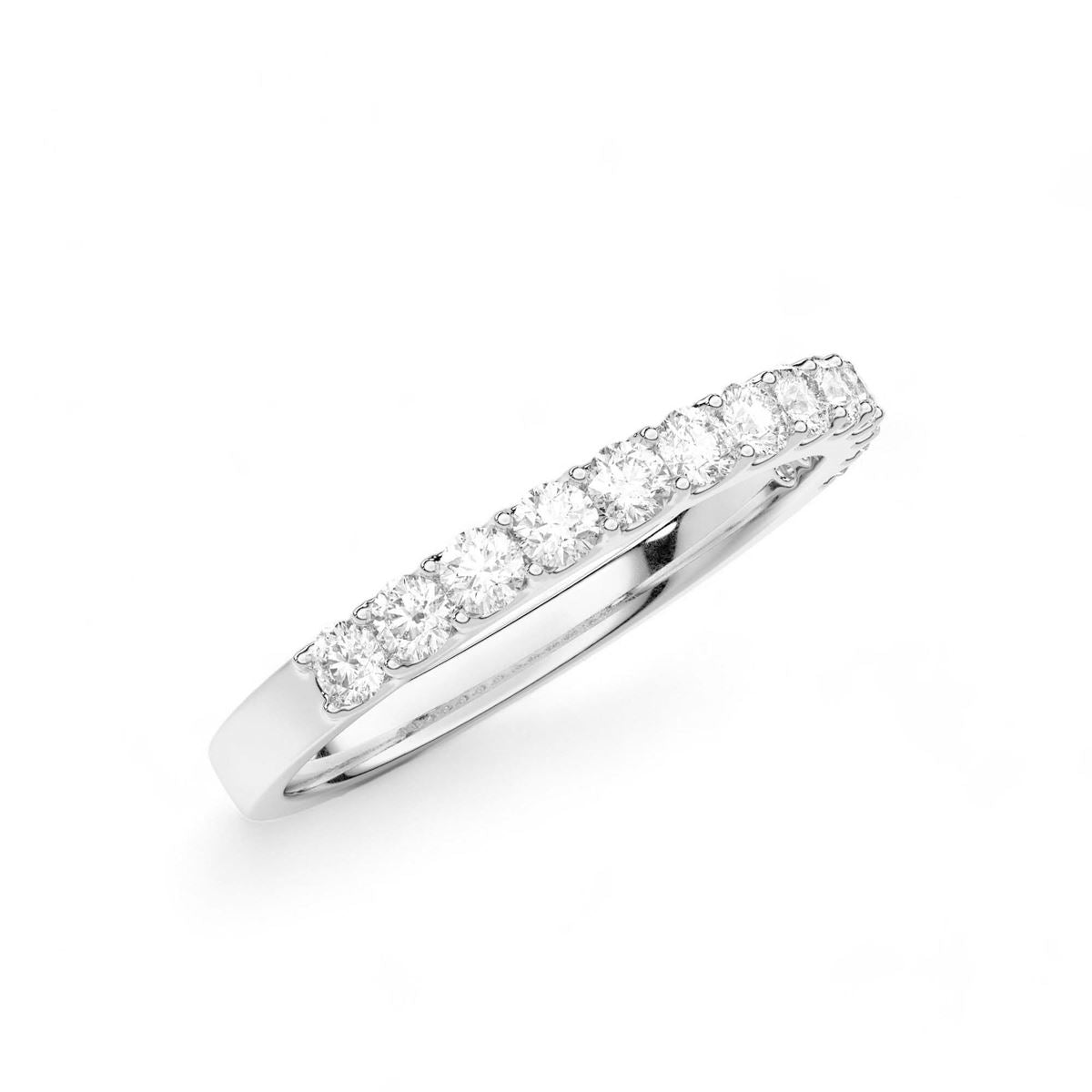 Round Cut Diamond Eternity Band