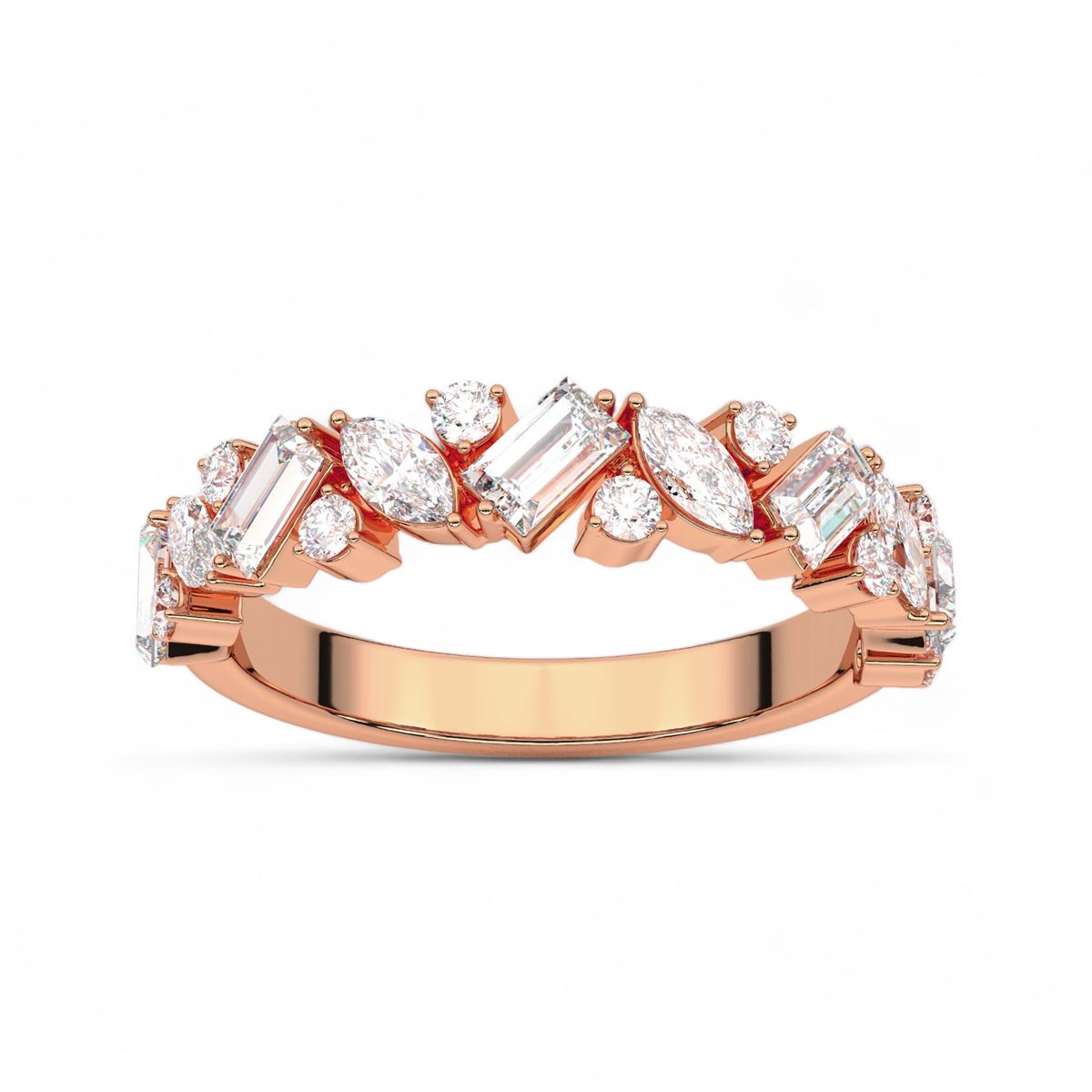 Eclectic Multi-Cut Diamond Band