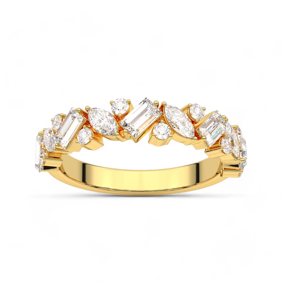 Eclectic Multi-Cut Diamond Band