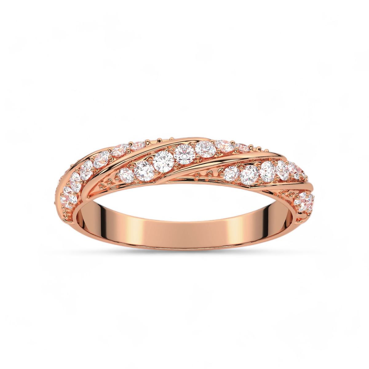 Twisted Diamond Band