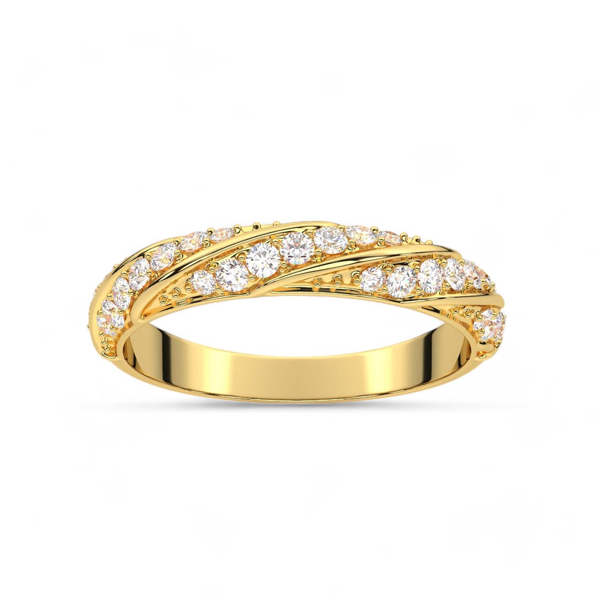 Twisted Diamond Band