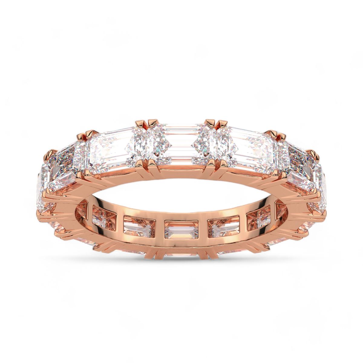 Emerald-Cut Diamond Eternity Band