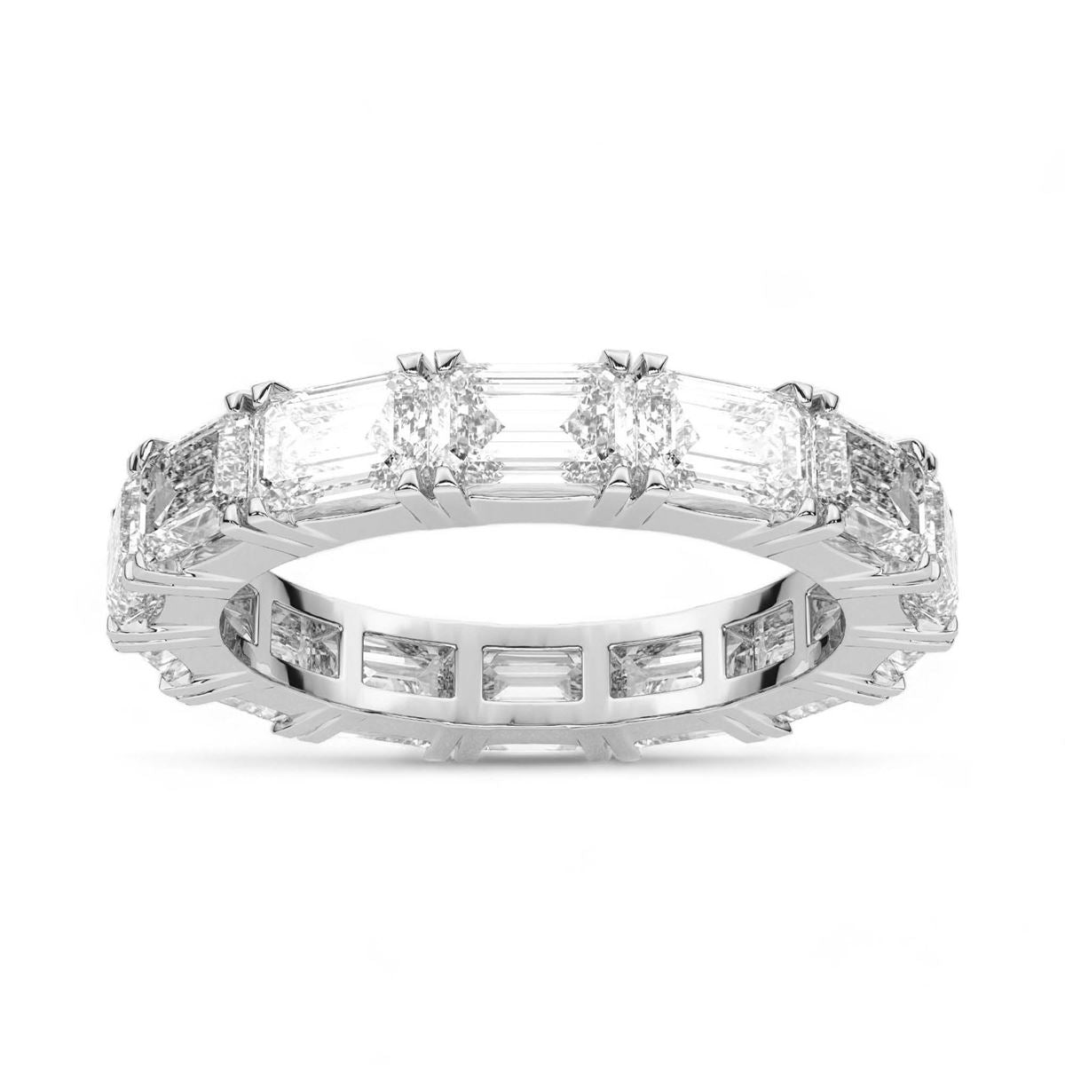 Emerald-Cut Diamond Eternity Band