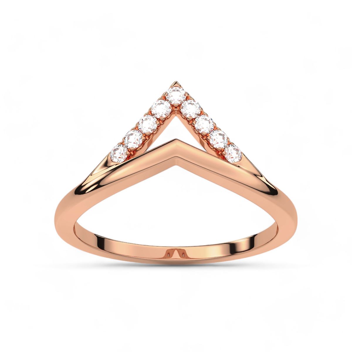 Minimalist Chevron Ring