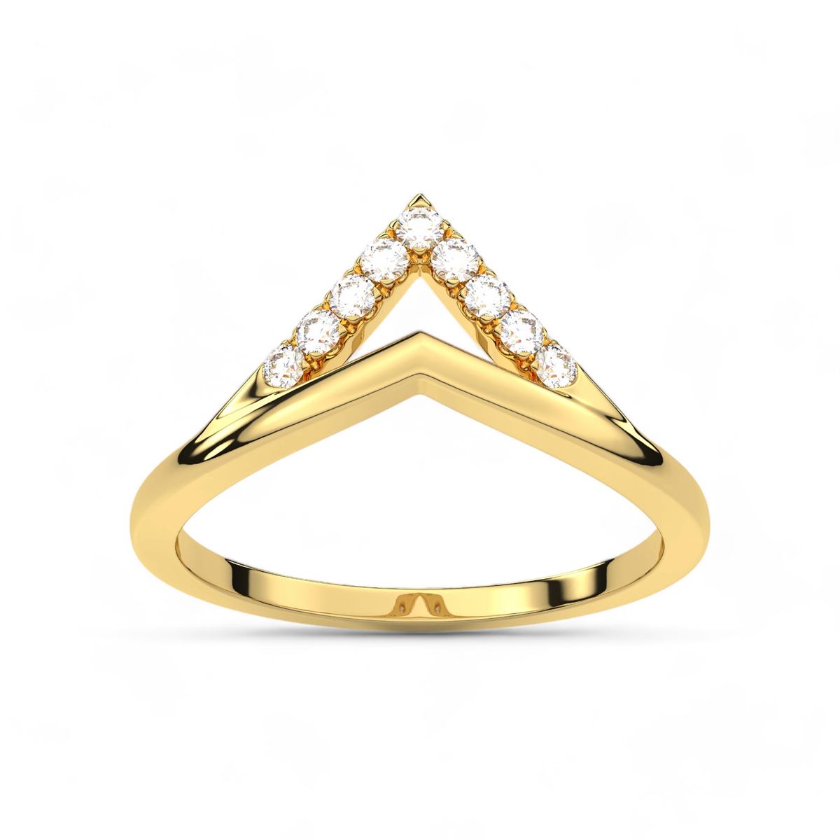 Minimalist Chevron Ring