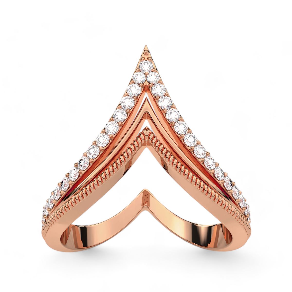 Vintage Double Aurora Ring
