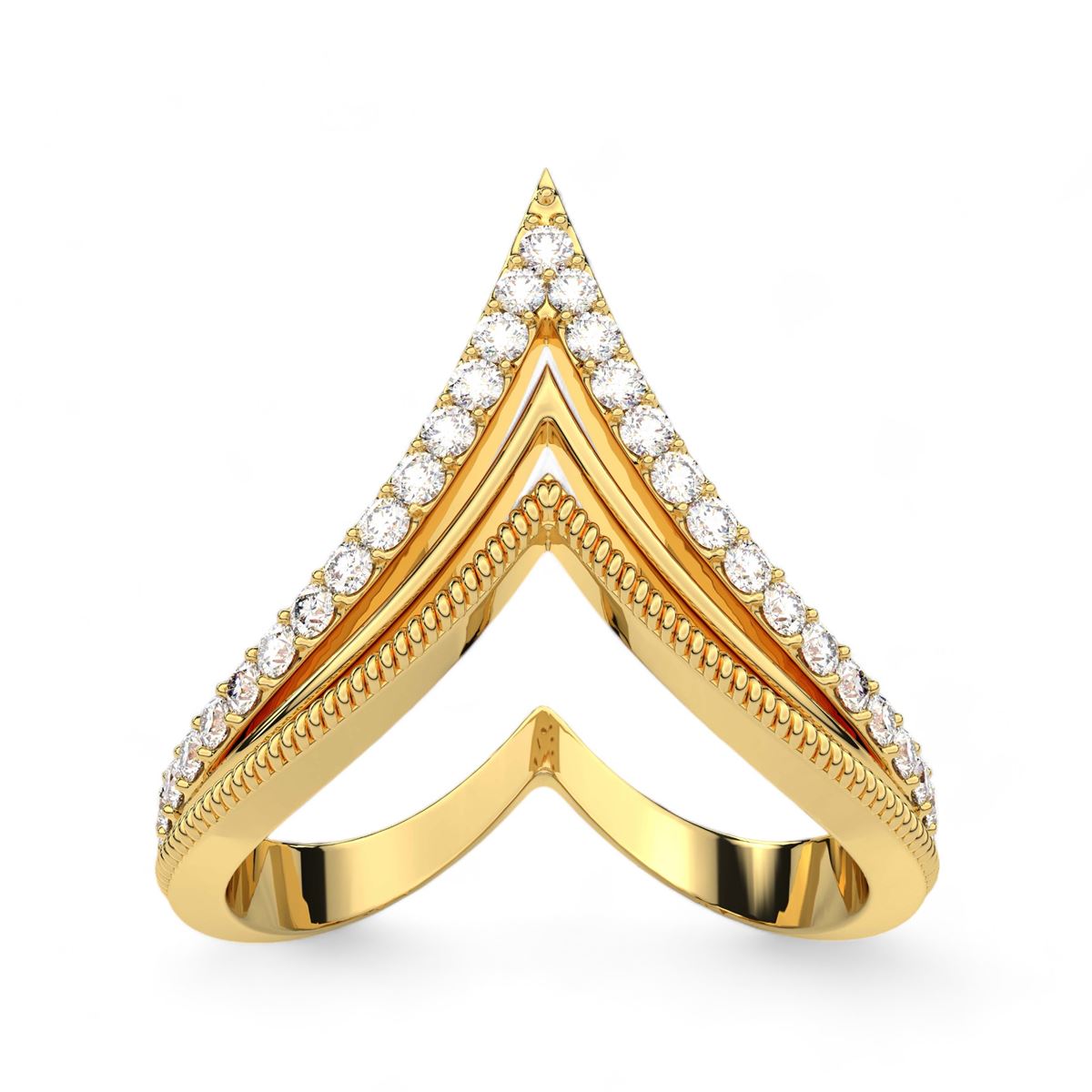 Vintage Double Aurora Ring