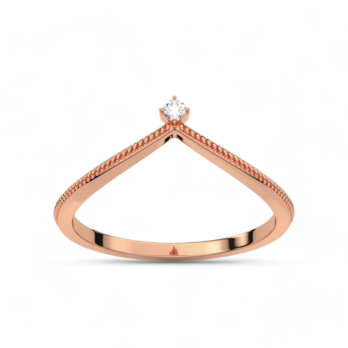 Solitaire Aurora Ring