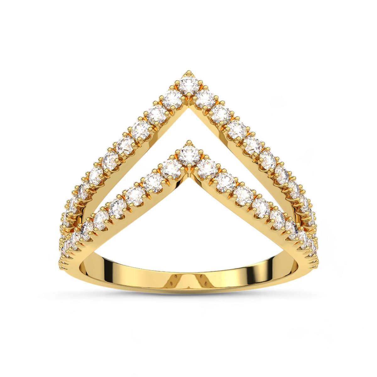 Double Aurora Diamond Band