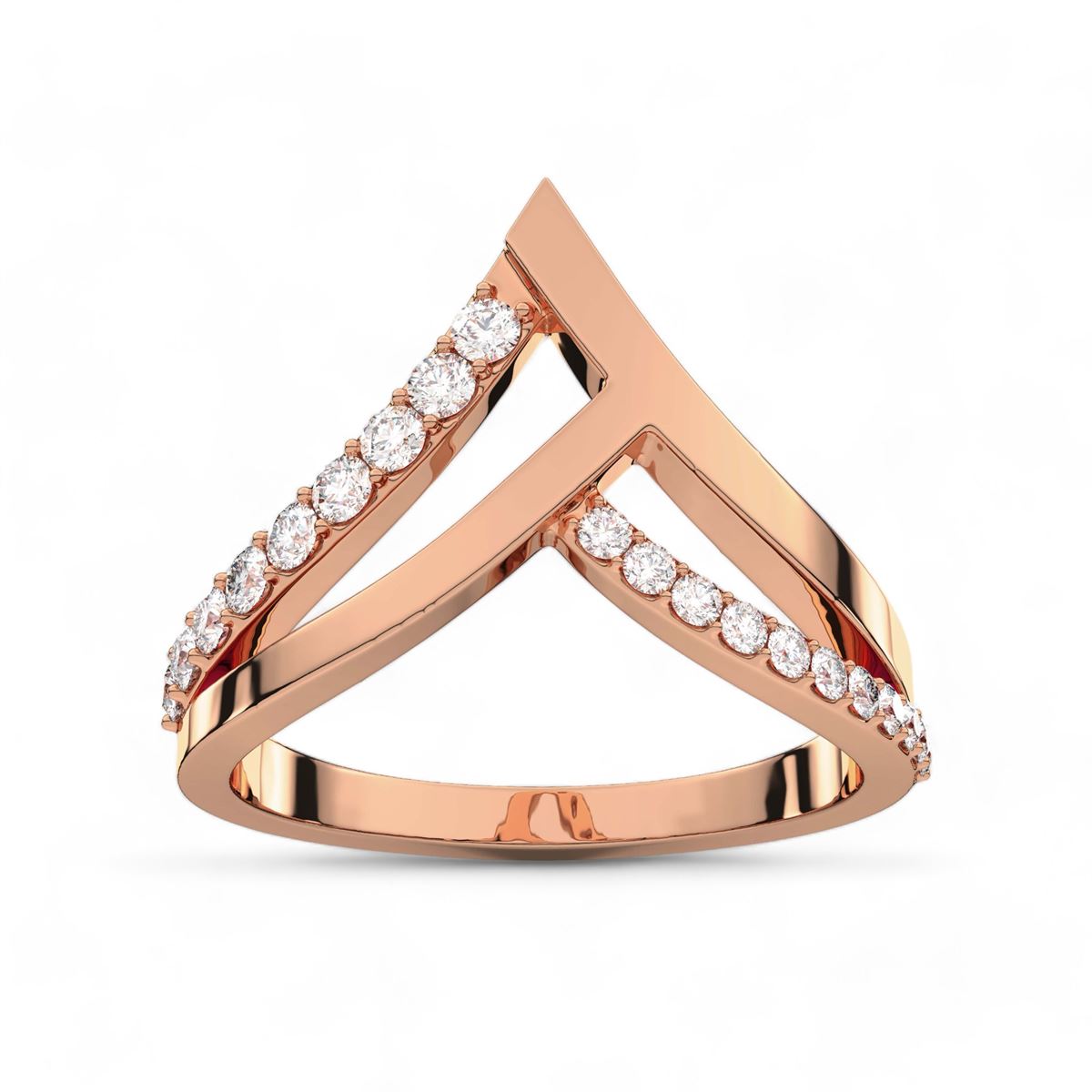 Modern Double Chevron Band