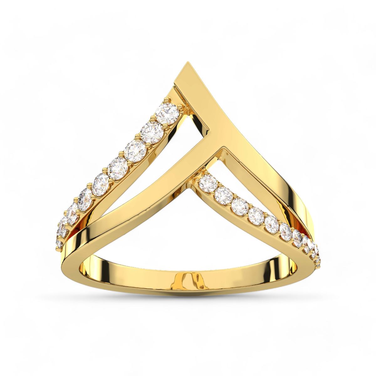 Modern Double Chevron Band