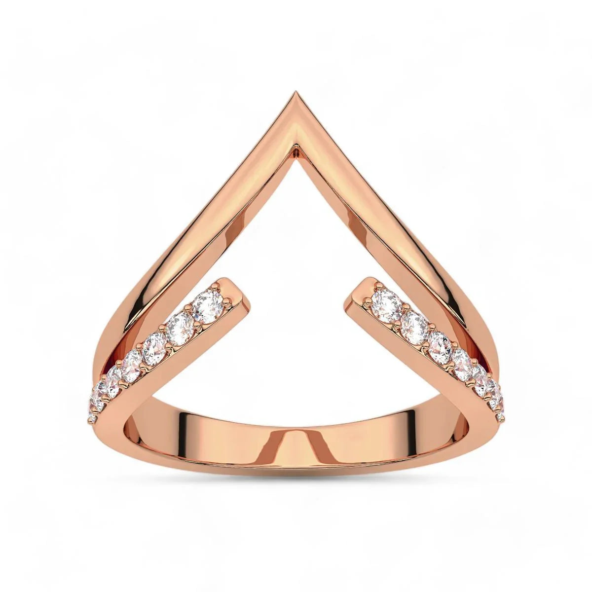 Double-Row Eternity Wedding Band
