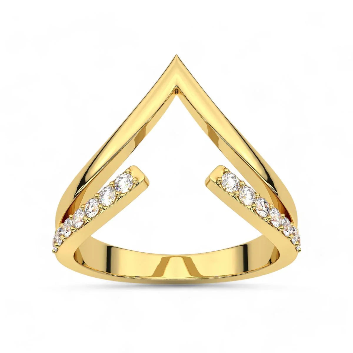 Double-Row Eternity Wedding Band