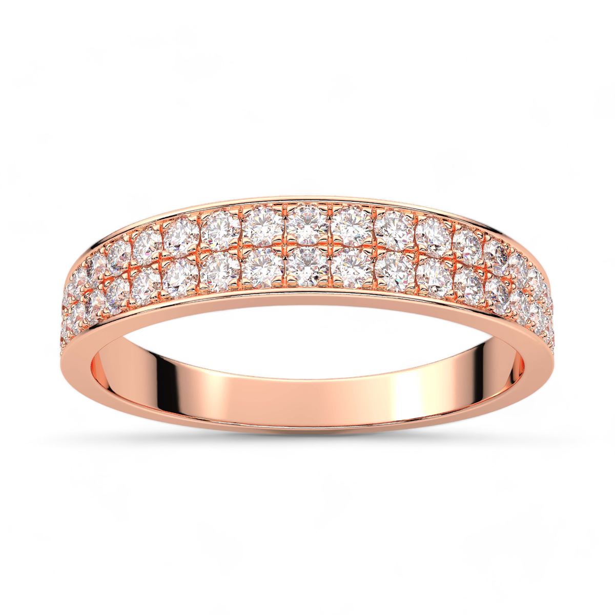 Double Row Eternity Band