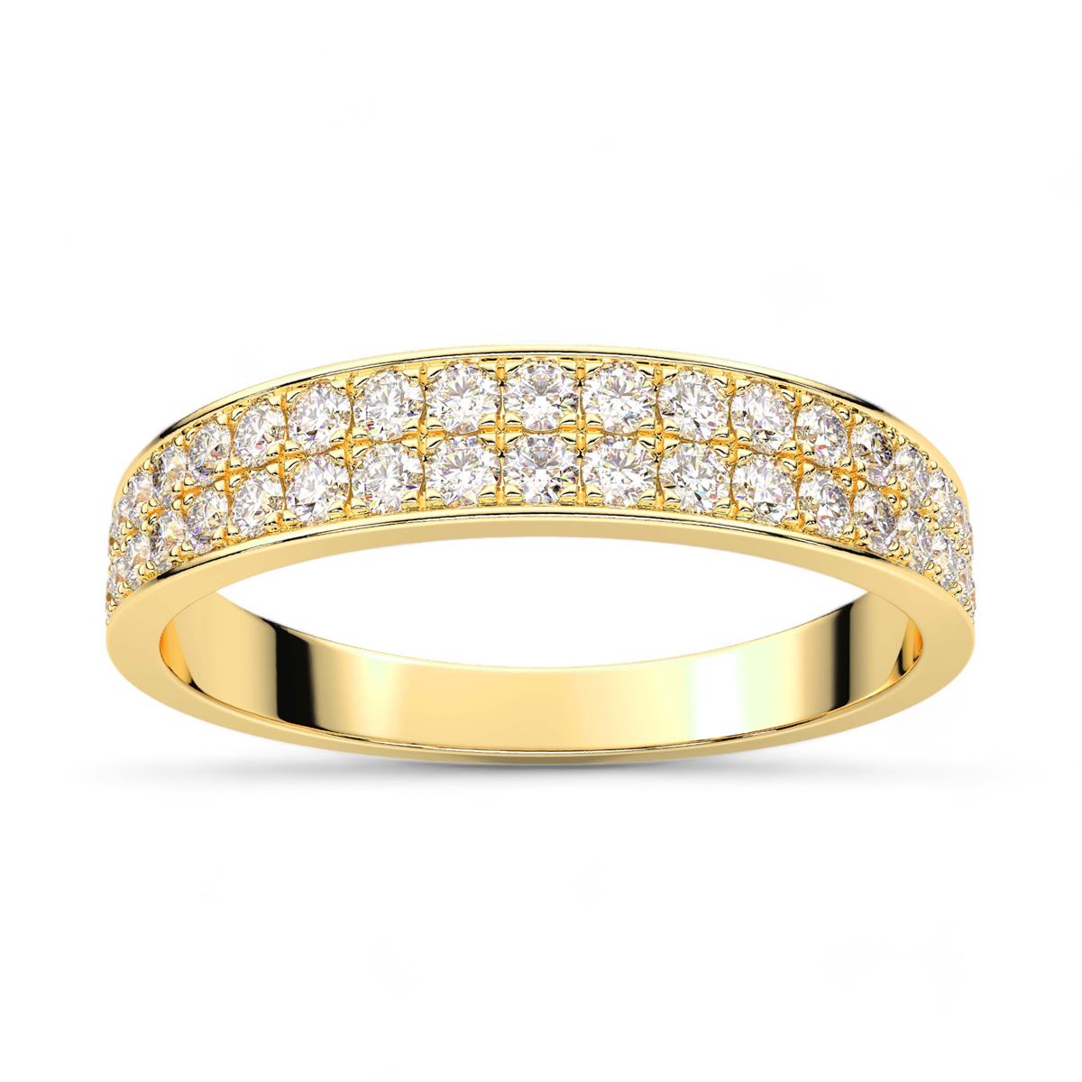 Double Row Eternity Band
