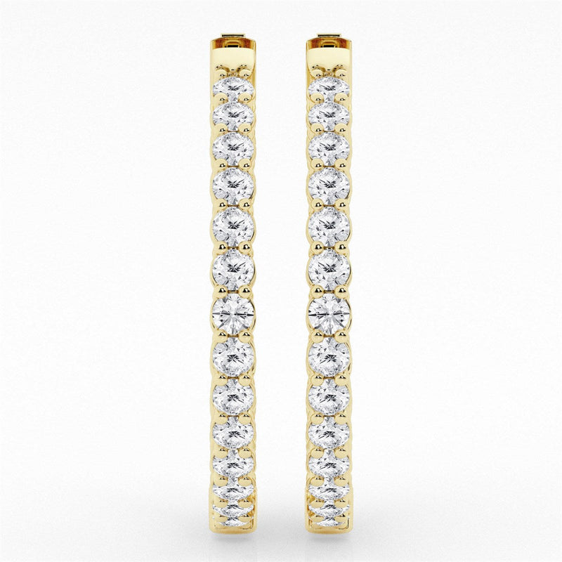 hoop earrings